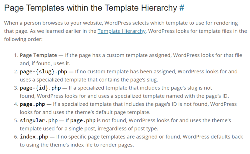 WordPress get current template file name